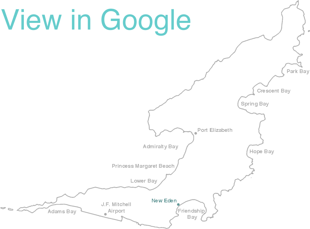 Bequia Map Friendship Bay